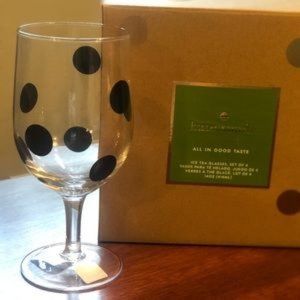 ISO ALL IN GOOD TASTE DECO DOT GLASSES